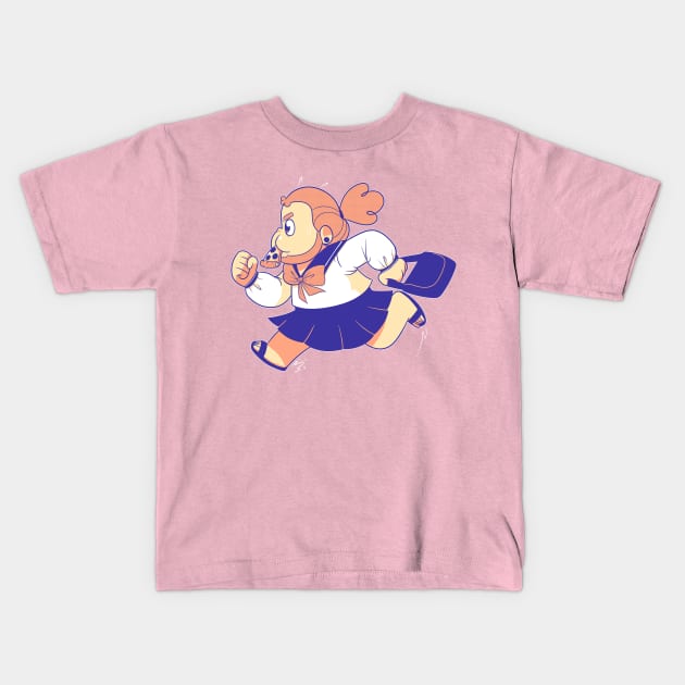 Stev's Late For School Kids T-Shirt by StevRayBro